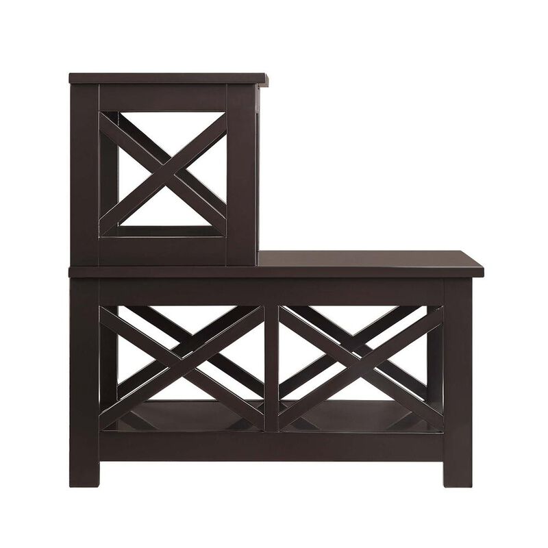 Convience Concept, Inc. Oxford 2 Step Chairside End Table