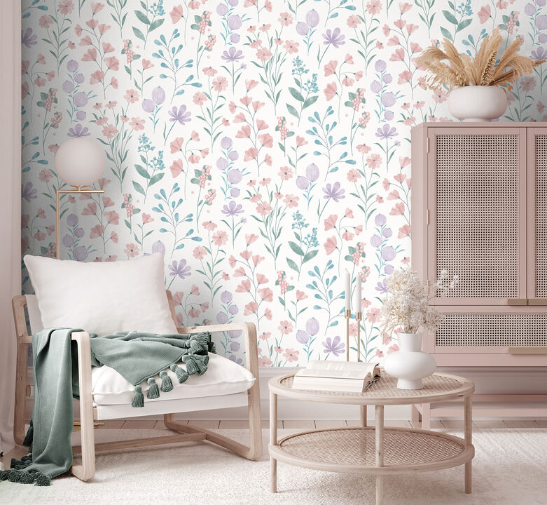 Floral Candy Wallpaper