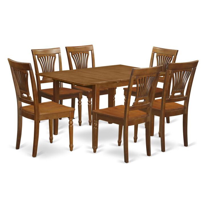 7 Pc Kitchen nook Dining set-Kitchen Table 6 Chairs for Dining room