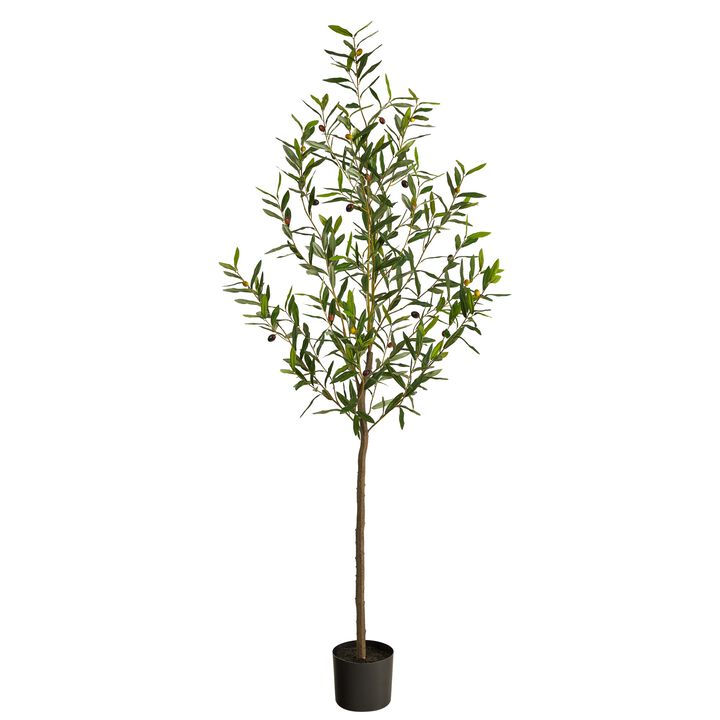 HomPlanti 6 Feet Olive Artificial Tree