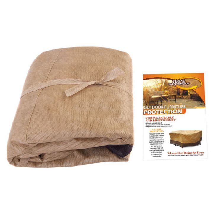 Waterproof Oval/Rect Garden Table Cover