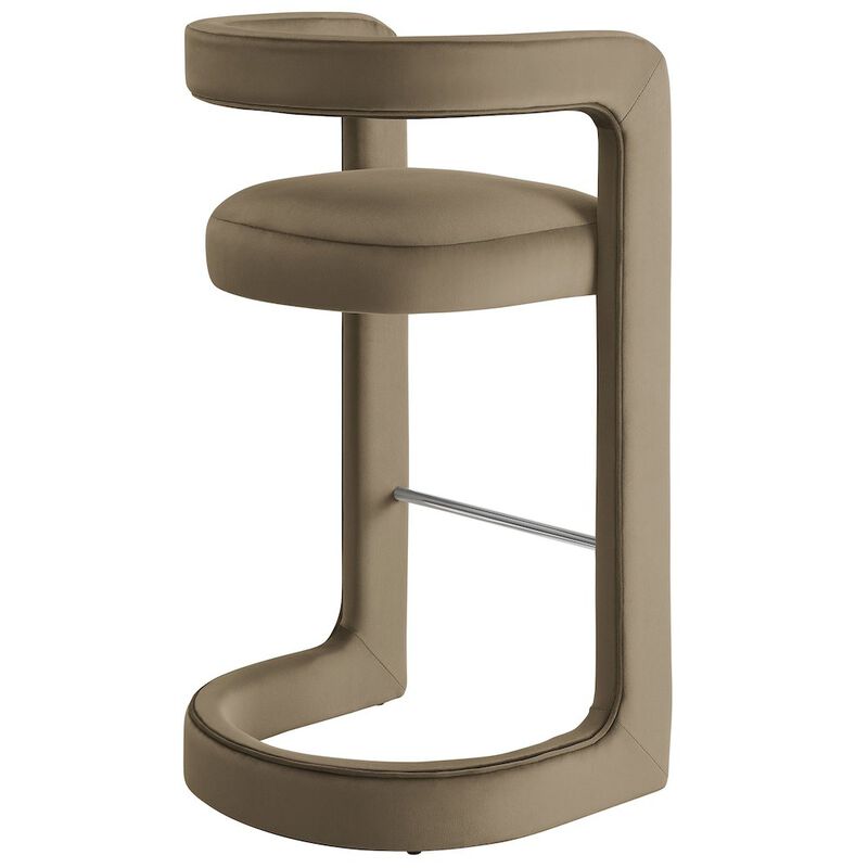 Winslow Performance Velvet Bar Stool image number 4