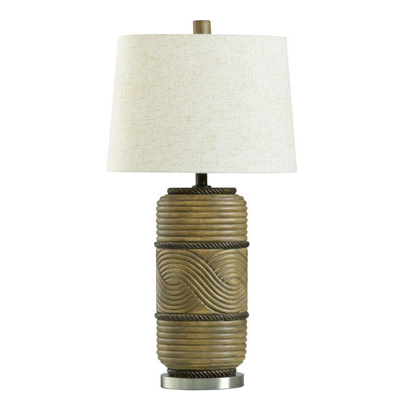 Driftwood Rope Table Lamp