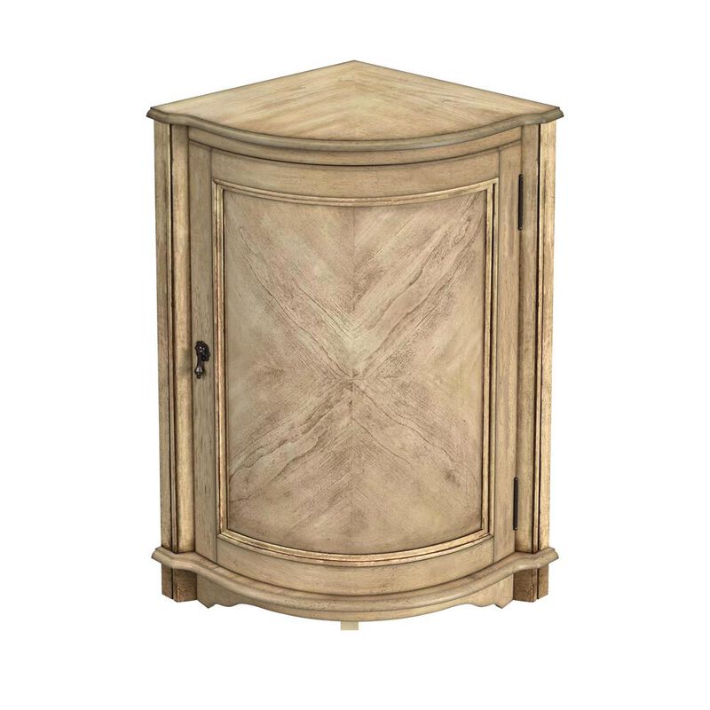 Butler Specialty Durham Corner Cabinet, Beige