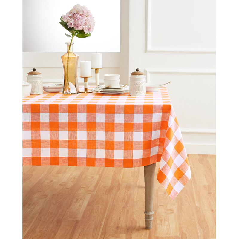 Linen Tablecloth - Buffalo Check image number 2