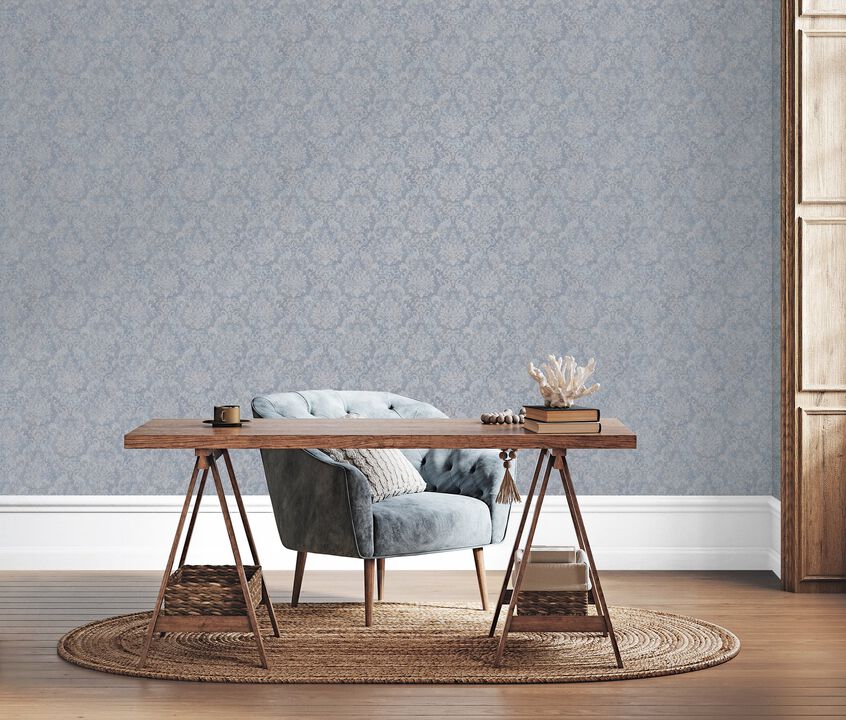 Special FX 2 Special Damask Blue Wallpaper G68088