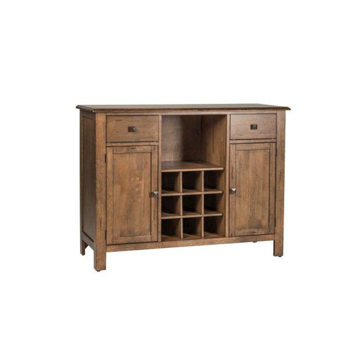 Liberty Furniture Carolina Crossing Server in Antique Honey