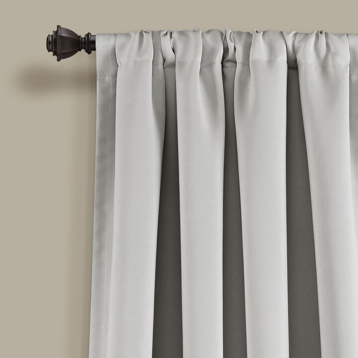 Lush Décor Insulated Rod Pocket Blackout Window Curtain Panels