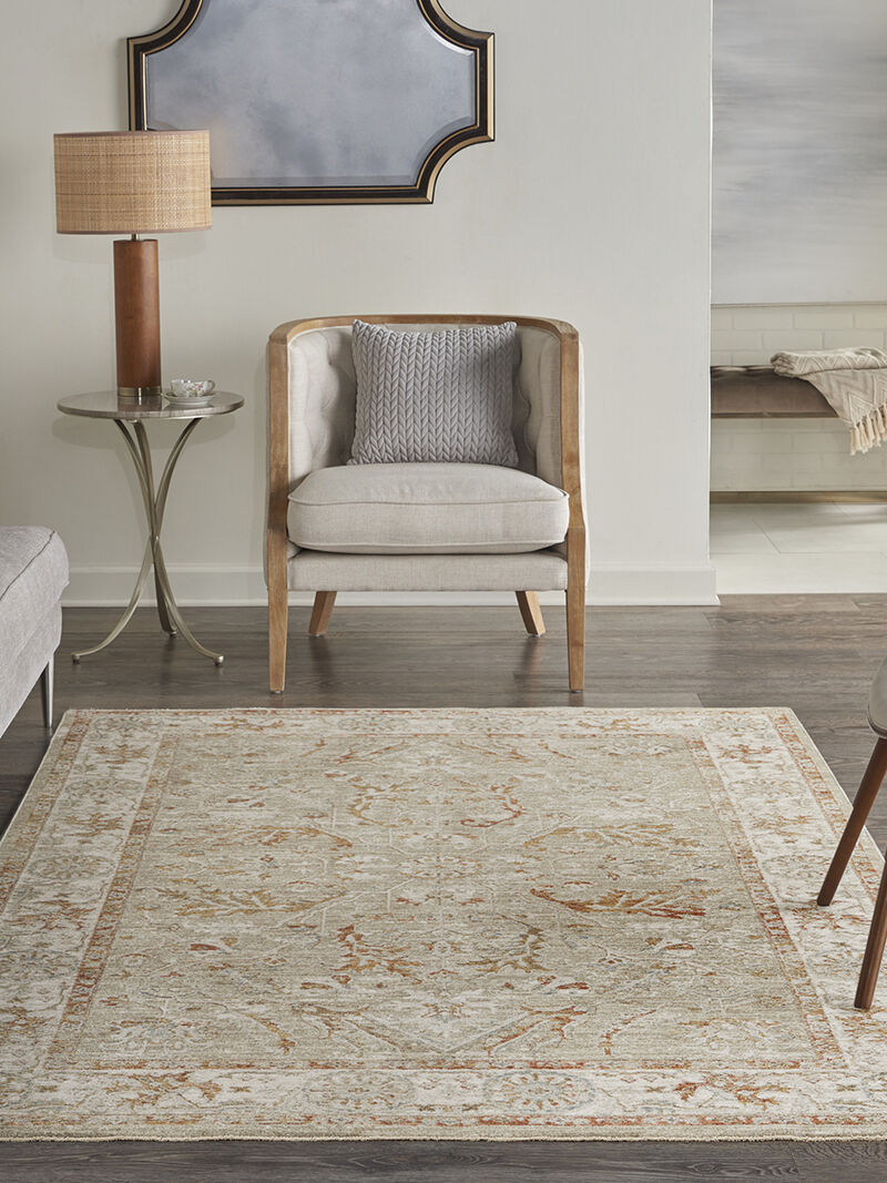 Infinite IFT01 Sage/Ivory 5'3" x 7'8" Rug