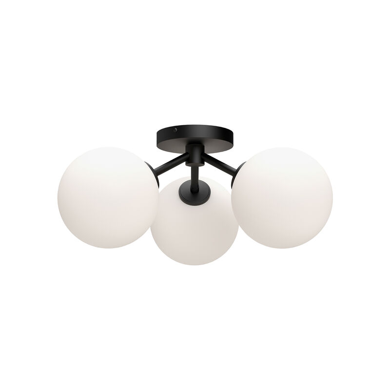 Cassia 17 in 3 Lights Semi Flush Mount image number 0