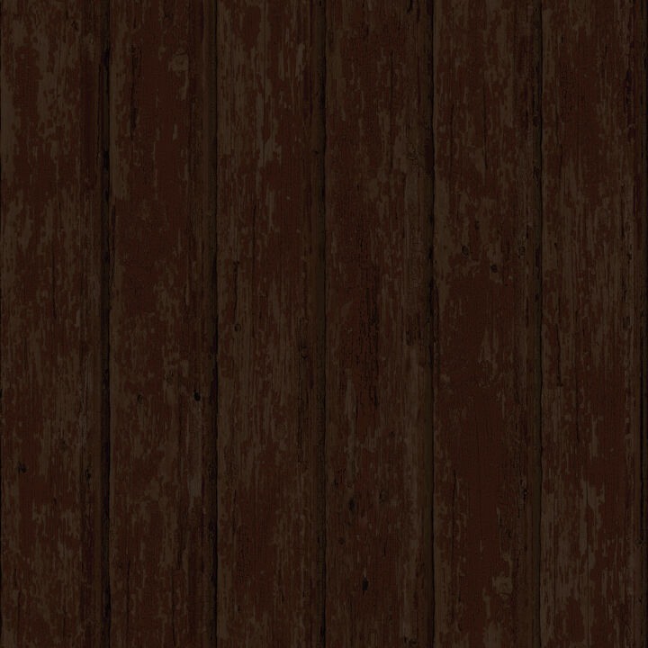 Whitman Red Weathered Wood Wallpaper (Set of 2)