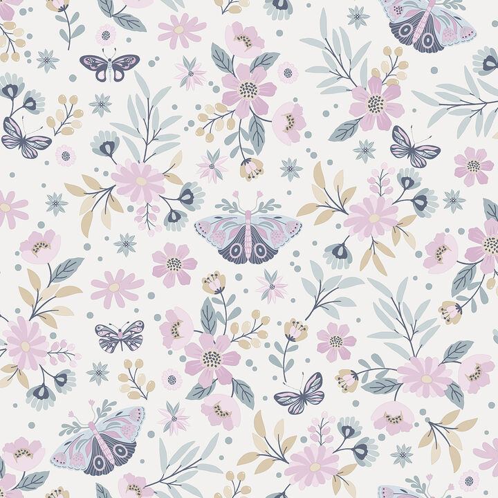 Whimsical Meadow Wallpaper