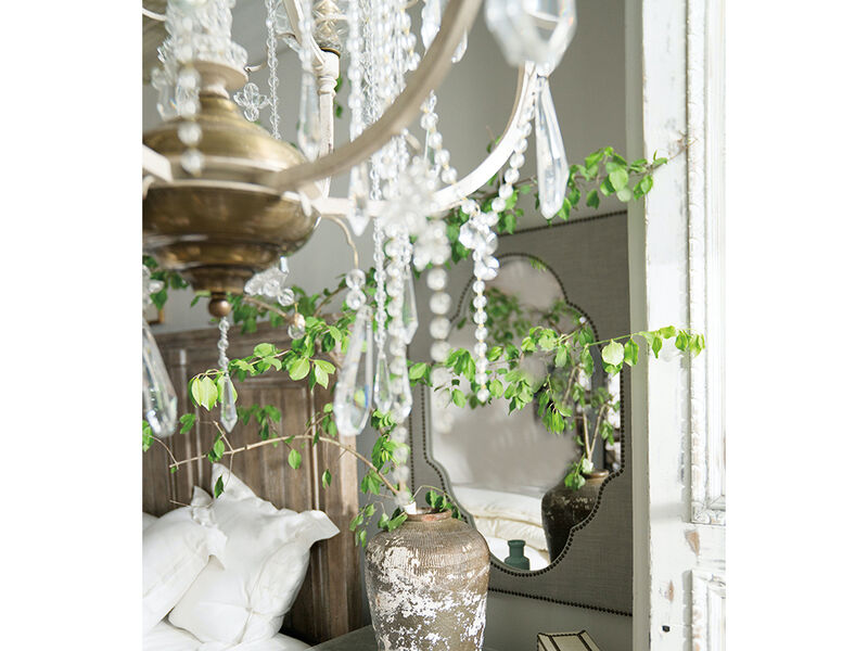 Boheme Nourmand Linen Wrapped Mirror