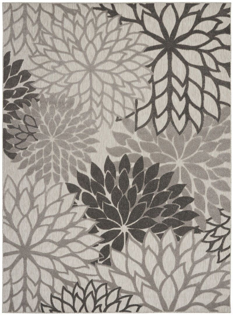 HomeRoots Floral Indoor Outdoor Area Rug image number 2