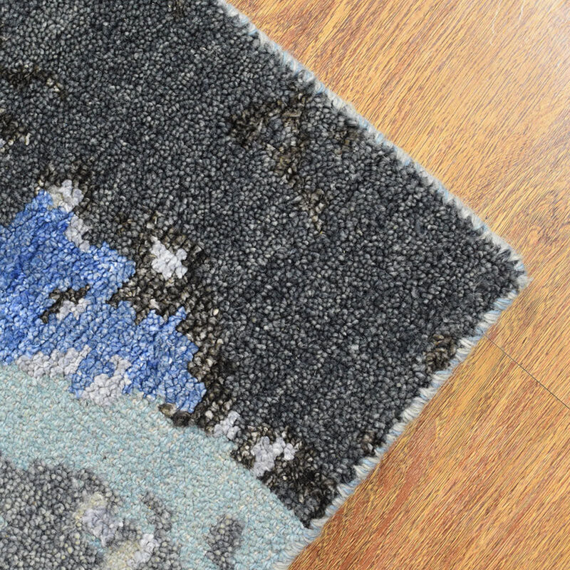 Rugsotic Carpets Hand Knotted Bamboo Silk & Wool Size Abstract Size NWS117 image number 4