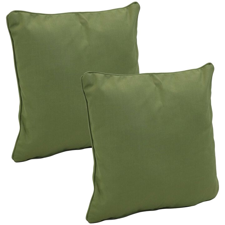 Sunnydaze Indoor/Outdoor Square Olefin Throw Pillow - 16 in