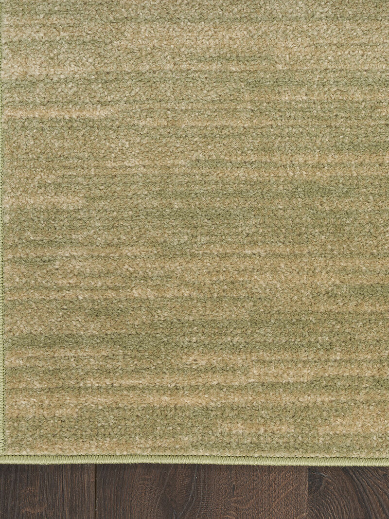Nourison Essentials NRE01 Green/Gold 7' x Square Rug image number 2
