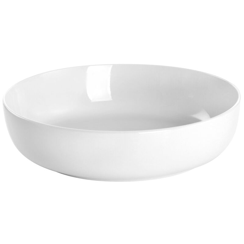 Gibson Home Avisala 12 Piece Fine Ceramic Dinnerware Set in White