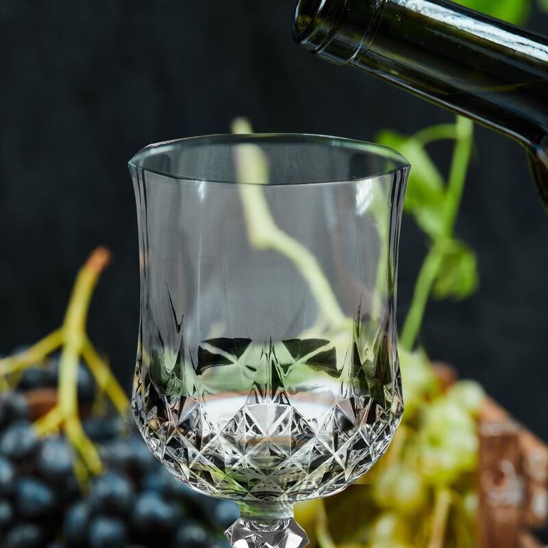 8 oz. Crystal Cut Plastic Wine Glasses (48 Glasses) image number 9