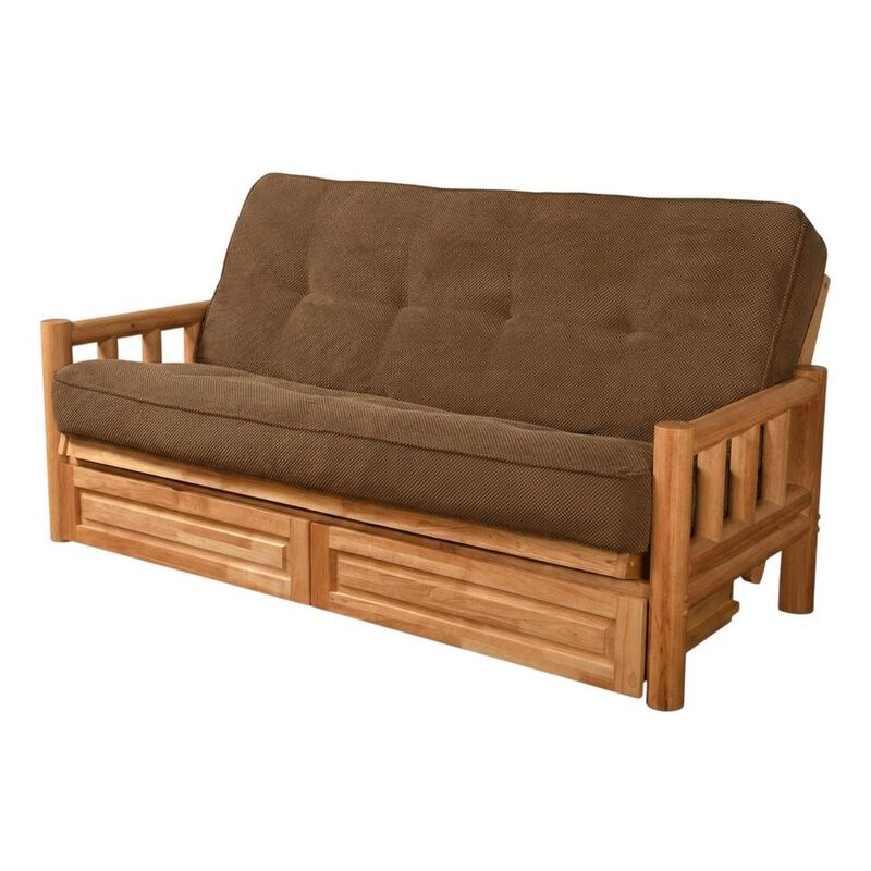 KODIAK Lodge Frame-Natural Finish-Mattress-Storage Drawers image number 0