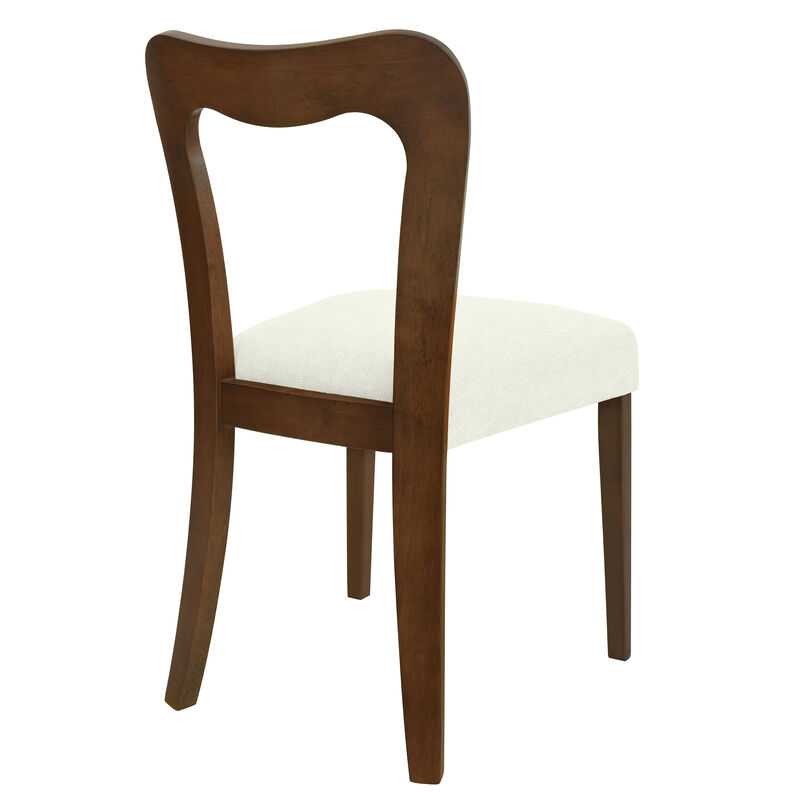 Merax Set of 2 Modern Upholstered Dining Chairs image number 4