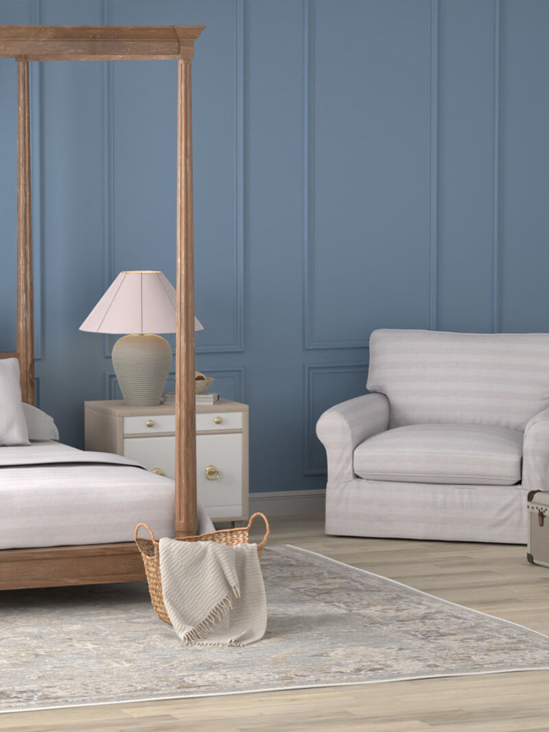 Infinite IFT01 Blue/Ivory 7'10" x 10'4" Rug