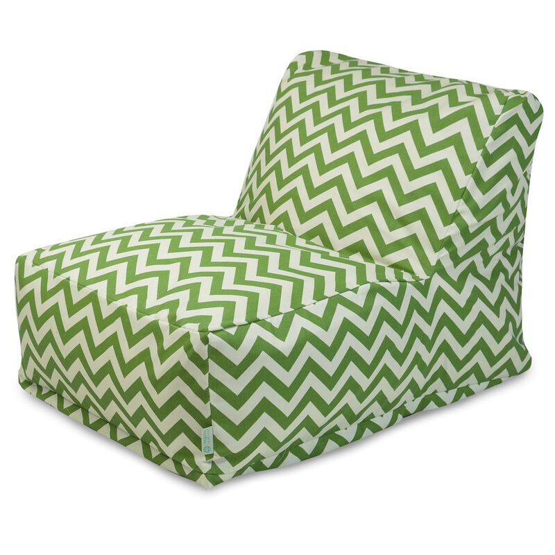 Majestic Home Goods Chair Lounger Chevron Sage
