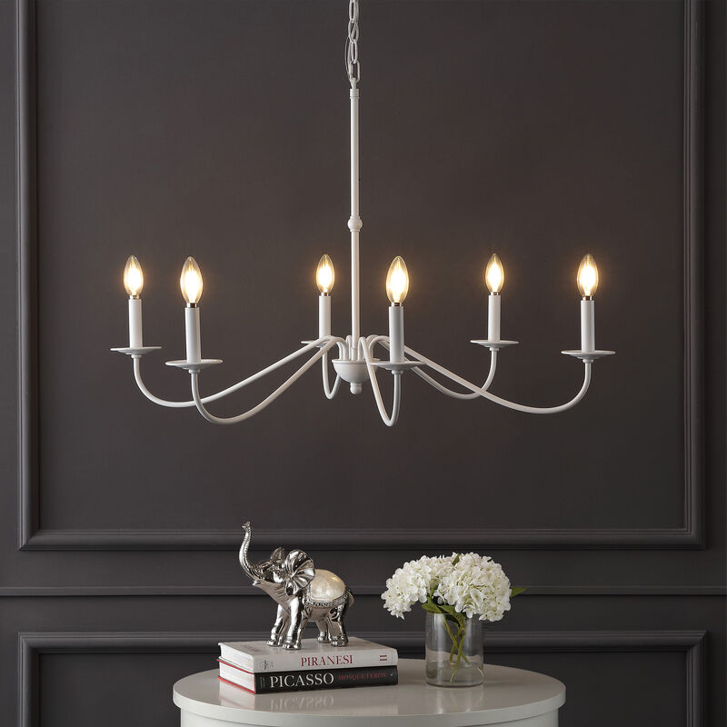 Wicklow Bohemian Farmhouse Iron LED Chandelier