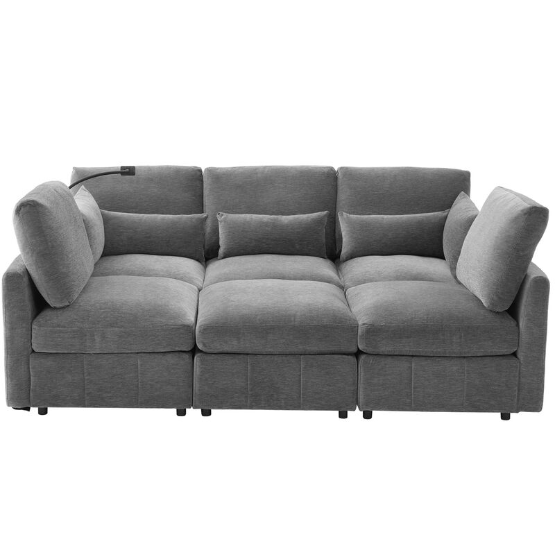 Merax Modern Sectional Sofa Modular Sectionals image number 0