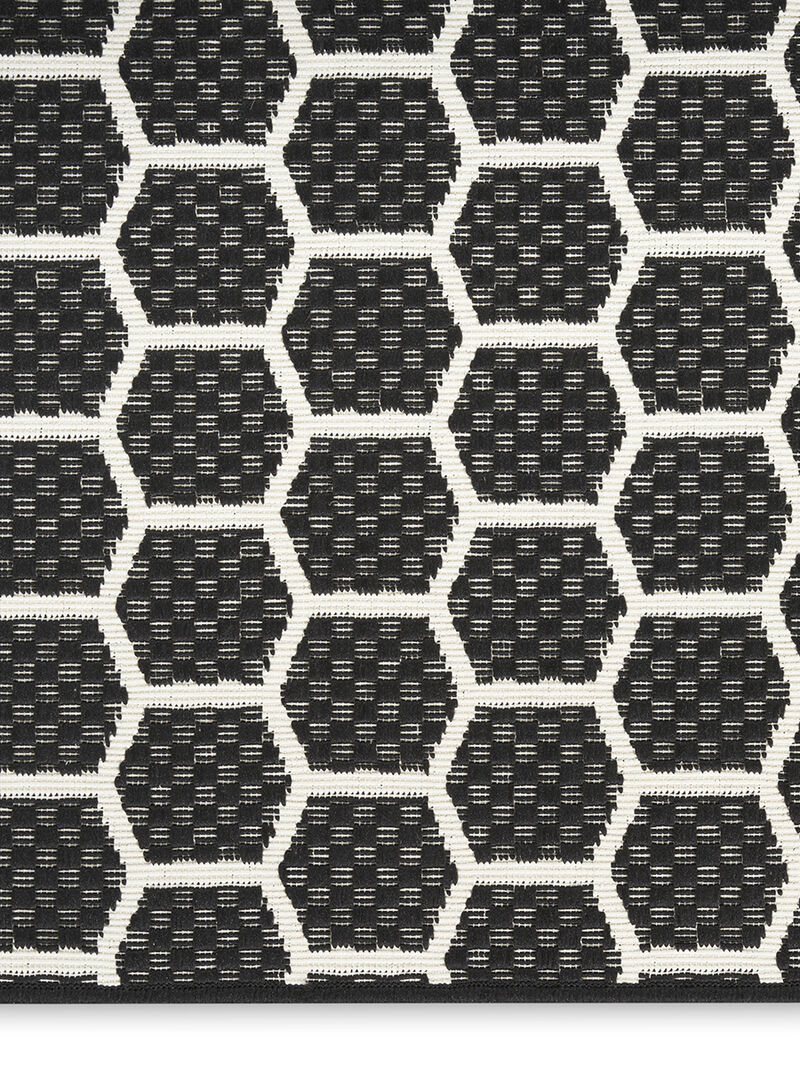 Twist Reversible TWS01 Black 4' x 6' Rug