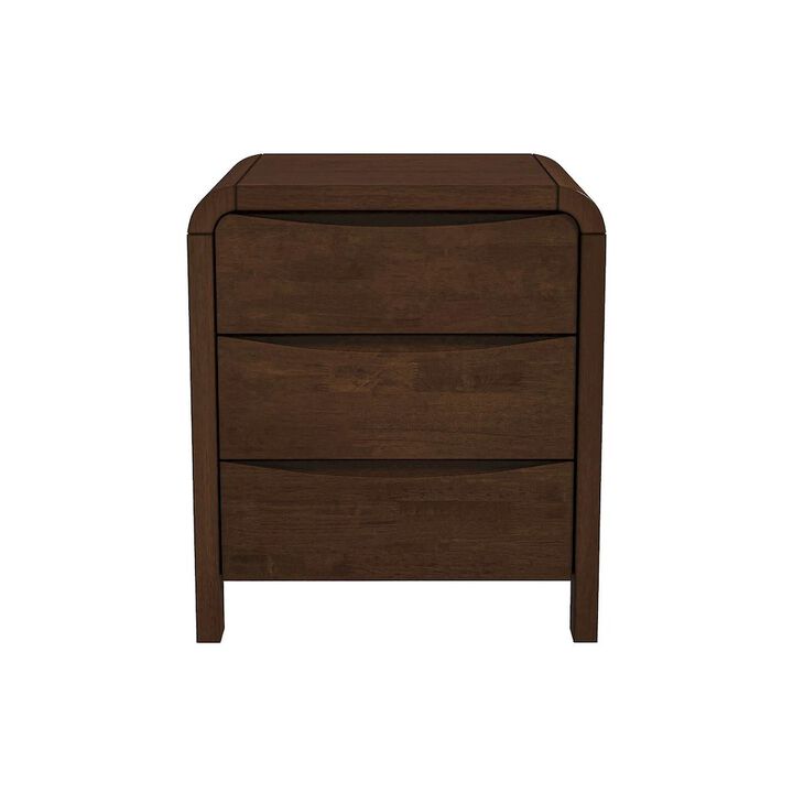 Ashcroft Furniture The Mid-Century Modern 2-drawer/3-drawer nightstand