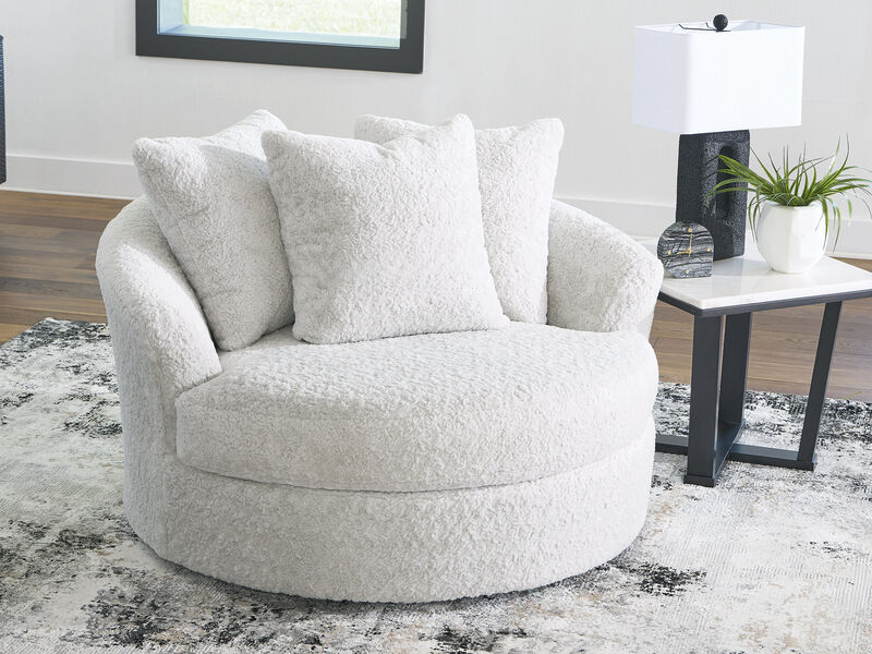 Snodoodle Oversized Swivel Accent Chair image number 4