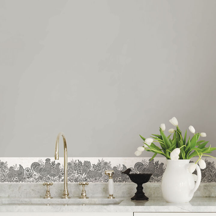 Parton Black Chicken Wallpaper (Set of 2)