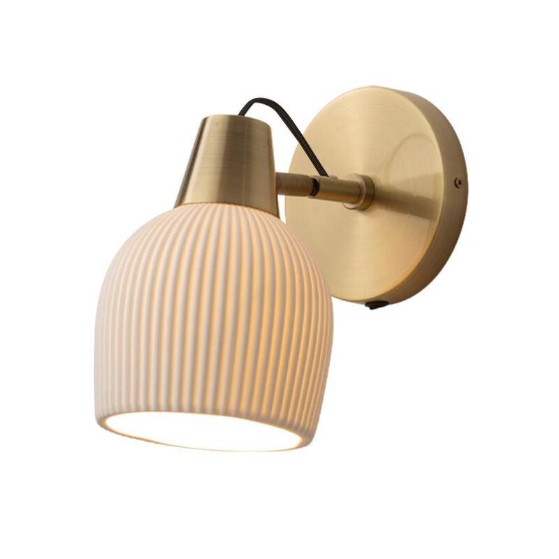 NOVA OF CALIFORNIA Petaluma Bone Porcelain Wall Sconce
