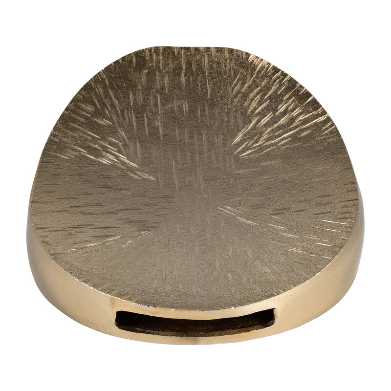 Metal 8" Etched Oval Vase image number 5