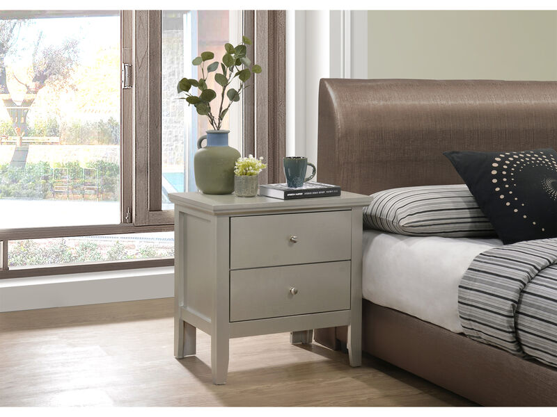 Primo 2-Drawer Nightstand (24 in. H x 15.5 in. W x 19 in. D) image number 1