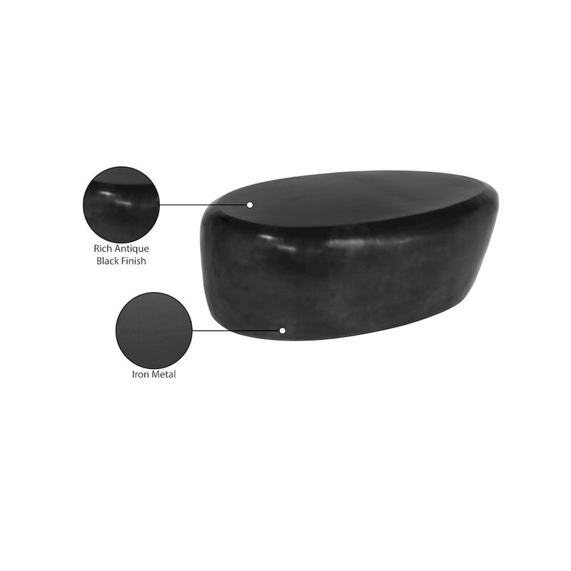 Meridian Furniture Capsule Black Aluminum Coffee Table