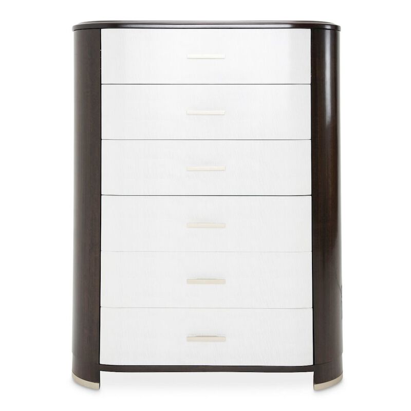 Michael Amini Paris Chic 6-Drawer Chest - Espresso