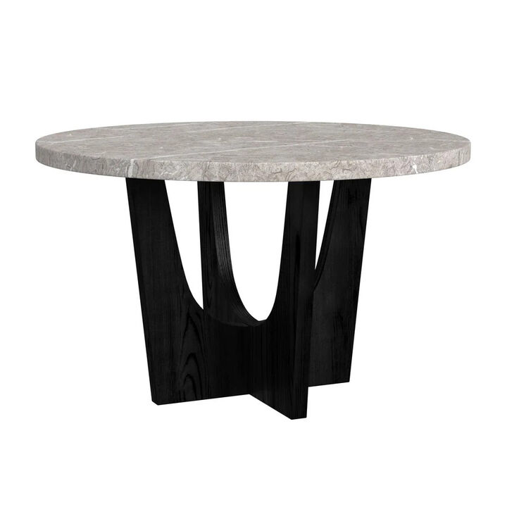 Oregon Round Faux Marble Counter Table