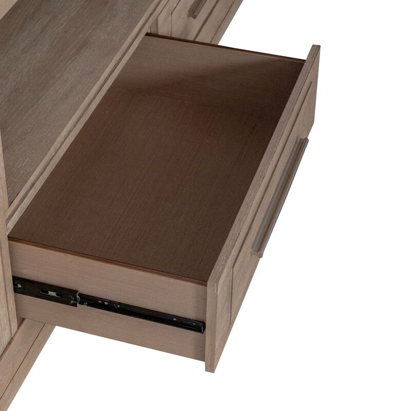 Liberty Furniture Brentwood 80 Inch TV Console for Living Room  - Sandstone Oak image number 4