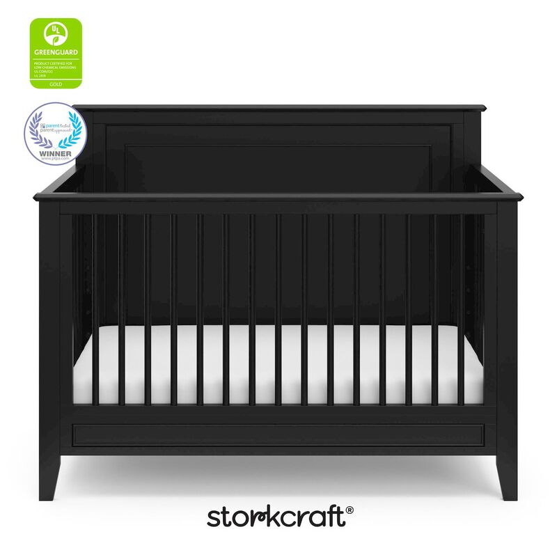 Solstice 5-in-1 Convertible Crib - White image number 2