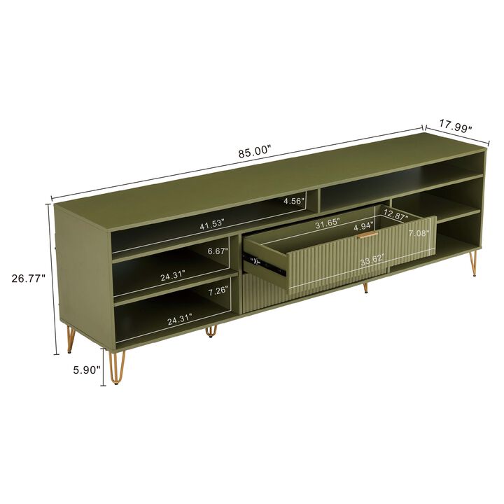 Dumbo Large TV Stand in Green