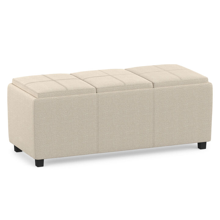 Simpli Home Avalon Storage Ottoman