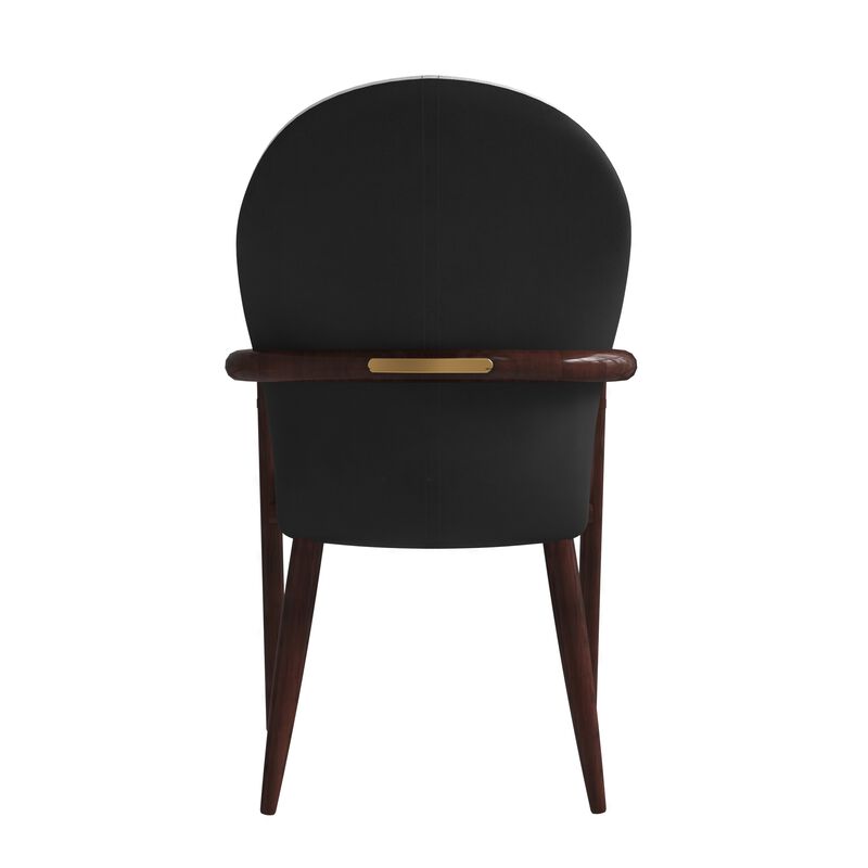 LeisureMod Dining Chair Velvet Fabric Kitchen Chair Ergonomic Armchair with Rubberwood Base and Gold Accents Padded Seat and Back for Modern Home and Office Opaline Series