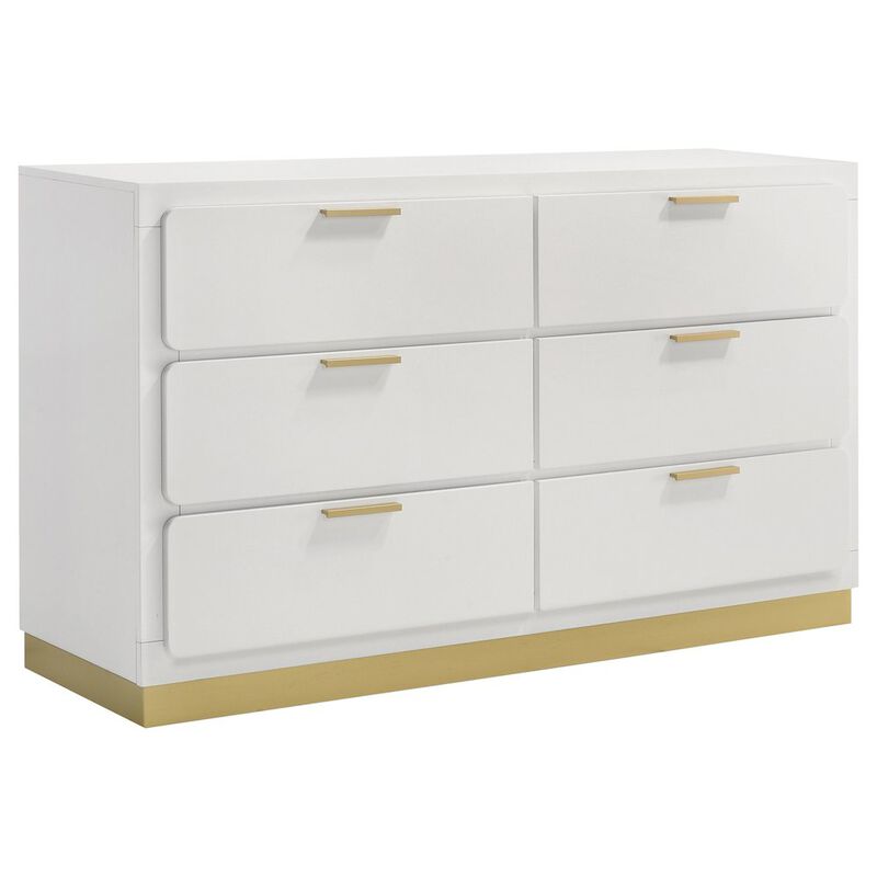 Coaster Co. of America Caraway 6-drawer Dresser White image number 0