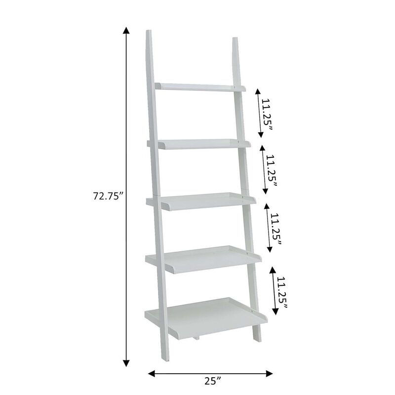 Convience Concept, Inc. French Country Bookshelf Ladder