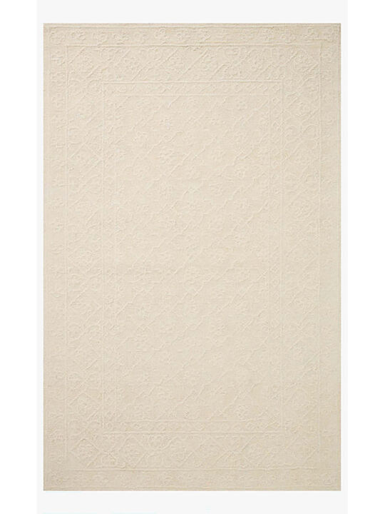 Cecelia CEC01 Ivory/Ivory 5' x 7'6" Rug