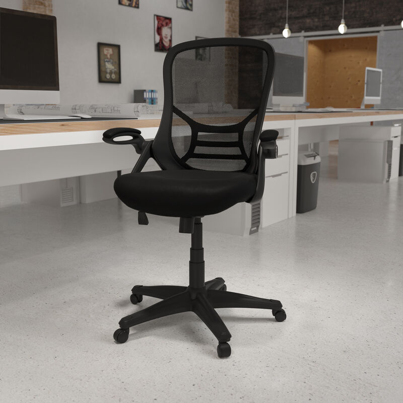 Porter High Back   Mesh Ergonomic Swivel Office Chair with Frame and Flip-up Arms image number 1