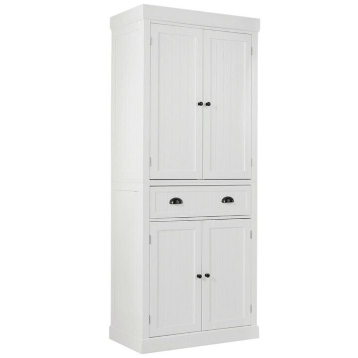 Hivvago Cupboard Freestanding Kitchen Cabinet with Adjustable Shelves