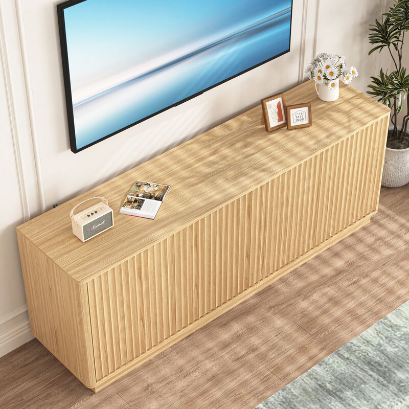 Kiple  Modern Fluted Sideboard Buffet Cabinet image number 8